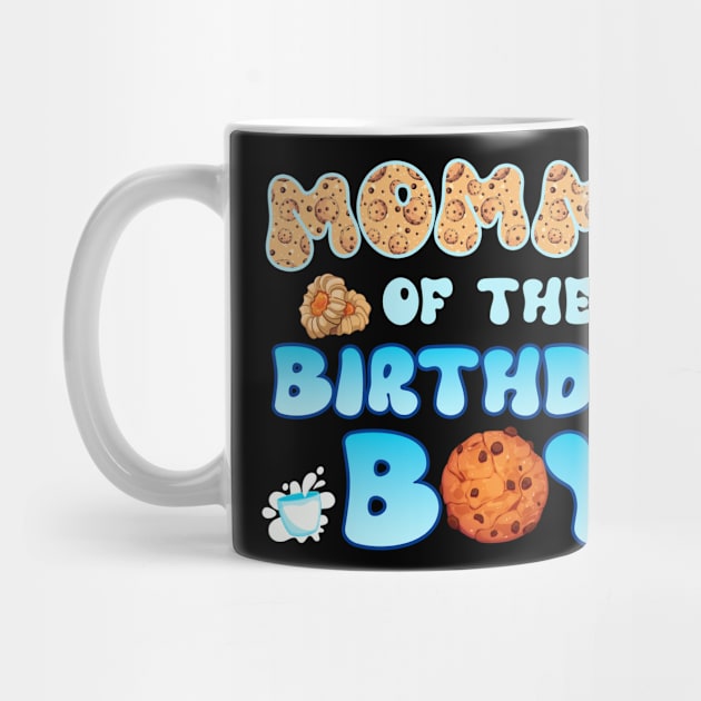 Mommy Of The Birthday Boys Milk and Cookies B-day Gift For Boys Kids Toddlers by tearbytea